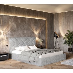 Łóżko sypialniane OLDO 1 z pojemnikiem na pościel - Zdjęcie 7