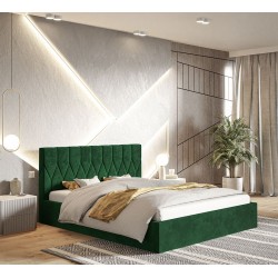 Łóżko tapicerowane OLDO 9 do sypialni, z pojemnikiem - Zdjęcie 3