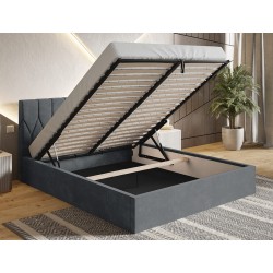 Łóżko tapicerowane OLDO 9 do sypialni, z pojemnikiem - Zdjęcie 5