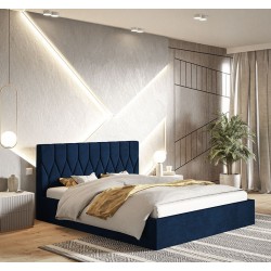 Łóżko tapicerowane OLDO 9 do sypialni, z pojemnikiem - Zdjęcie 4