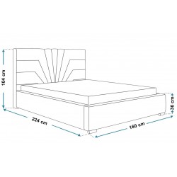 Łóżko tapicerowane TOM 1 - Zdjęcie 8