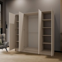 ALA Szafa gładka 200 bez lustra i bez uchwytów - Zdjęcie 3