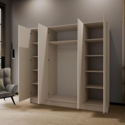 ALA Szafa gładka 200 bez lustra i bez uchwytów - Zdjęcie 6