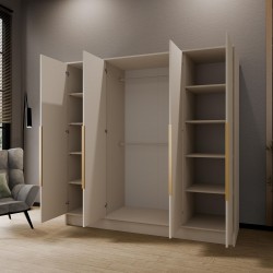 ORTO Szafa 200 gładka z uchwytami, bez lustra - Zdjęcie 4