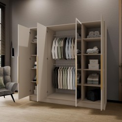 LUSO Safa gładka 200 z lustrem i uchwytami - Zdjęcie 5