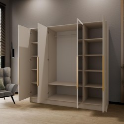 LUSO Safa gładka 200 z lustrem i uchwytami - Zdjęcie 4