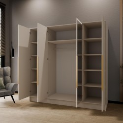 LUSO Safa gładka 200 z lustrem i uchwytami - Zdjęcie 6