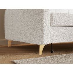 BAMBINO Narożnik rozkładany z regulowanymi zagłówkami na wysokich nóżkach - Zdjęcie 7