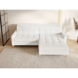 BAMBINO Narożnik rozkładany z regulowanymi zagłówkami na wysokich nóżkach - Zdjęcie 3