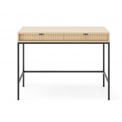 NEW toaletka do przedpokoju w kolorze Dąb Vicenza na wysokich czarnych nogach - Zdjęcie 3