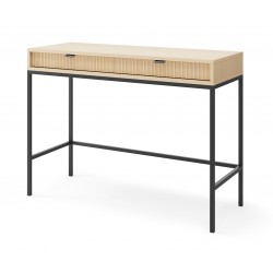 NEW toaletka do przedpokoju w kolorze Dąb Vicenza na wysokich czarnych nogach - Zdjęcie 2