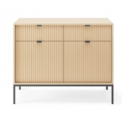 NEW komoda KSZ104 w kolorze Dąb Vicenza na czarnych wysokich nogach - Zdjęcie 3