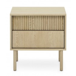 Ryflowany Stolik Nocny AVO SZYBKA DOSTAWA - Zdjęcie 2