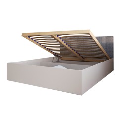 STYLE Łóżko nowoczesne z tapicerowanym zagłówkiem - Zdjęcie 4