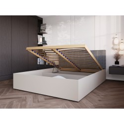 STYLE Łóżko nowoczesne z tapicerowanym zagłówkiem - Zdjęcie 3