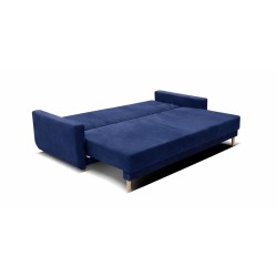 TIMON Kanapa z funkcją spania granatowa Monolith 77 - Zdjęcie 3