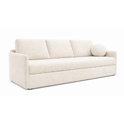 SISI Nowoczesna kanapa trzyosobowa z funkcja spania do salonu, w tkaninie Boucle - Zdjęcie 1