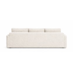 SISI Nowoczesna kanapa trzyosobowa z funkcja spania do salonu, w tkaninie Boucle - Zdjęcie 4