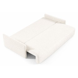 SISI Nowoczesna kanapa trzyosobowa z funkcja spania do salonu, w tkaninie Boucle - Zdjęcie 5