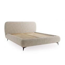 ELLE Nowoczesne łóżko tapicerowane 140x200 w tkaninie Quelle 54 SZYBKI TERMIN DOSTAWY - Zdjęcie 5