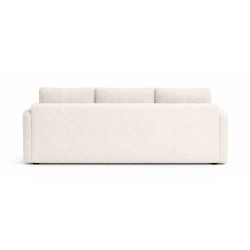 SISI Nowoczesna kanapa trzyosobowa z funkcja spania do salonu, w tkaninie Boucle - Zdjęcie 4
