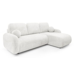 KOMA Narożnik z funkcją spania, obity tkanina Cremona - Zdjęcie 3