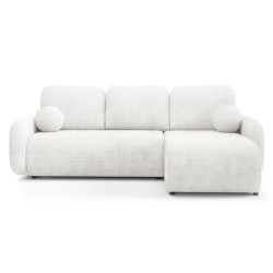 KOMA Narożnik trzyosobowy z funkcją spania, obity tkanina Cremona - Zdjęcie 3