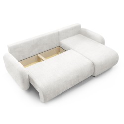 KOMA Narożnik trzyosobowy z funkcją spania, obity tkanina Cremona - Zdjęcie 6