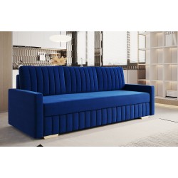 BELLA Kanapa rozkładana do salonu w kolorze granatowa SZYBKI TERMIN DOSTAWY