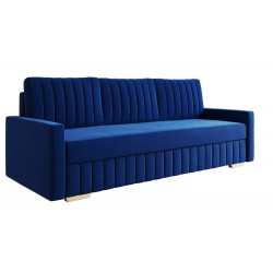 BELLA Kanapa rozkładana do salonu w kolorze granatowa SZYBKI TERMIN DOSTAWY - Zdjęcie 2