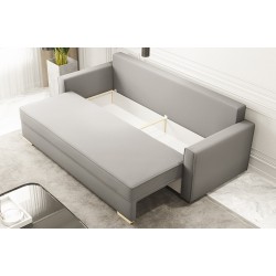 BELLA Kanapa rozkładana do salonu w kolorze granatowa SZYBKI TERMIN DOSTAWY - Zdjęcie 3