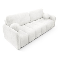 KUBI Kanapa rozkładana z wygodnym, pikowanym siedziskiem, obita tkaniną CREMONA