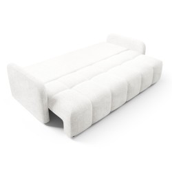 KUBI Kanapa rozkładana z wygodnym, pikowanym siedziskiem, obita tkaniną CREMONA - Zdjęcie 7