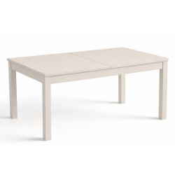 Stół loftowy rozkładany do jadalni z blatem w modnym kolorze kaszmirowym