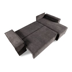 COLIN Narożnik uniwersalny rozkładany z pufami w zestawie - Zdjęcie 7