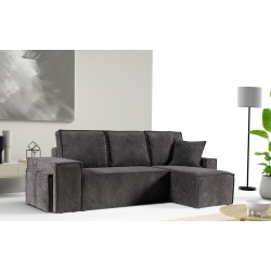 COLIN Narożnik uniwersalny rozkładany z pufami w zestawie - Zdjęcie 2