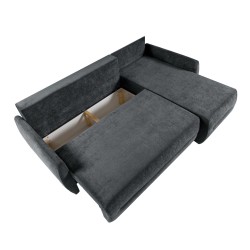 TANIA Narożnik uniwersalny z funkcją spania w tkaninie LUMO - Zdjęcie 5