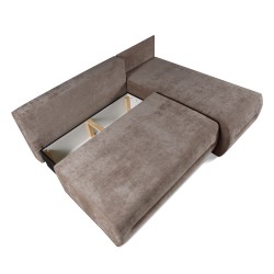 FERO Narożnik z funkcją spania, obity tkaniną LUMO - Zdjęcie 6