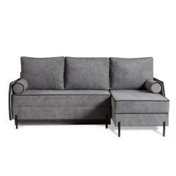 AZIO Narożnik Uniwersalny, z podwójnym pojemnikiem na pościel i bardzo komfortowym siedziskiem - Zdjęcie 3