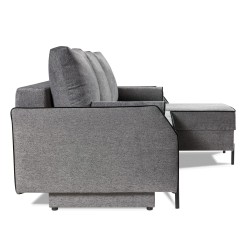 AZIO Narożnik Uniwersalny, z podwójnym pojemnikiem na pościel i bardzo komfortowym siedziskiem - Zdjęcie 4