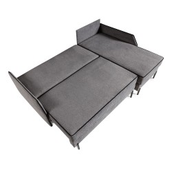 AZIO Narożnik Uniwersalny, z podwójnym pojemnikiem na pościel i bardzo komfortowym siedziskiem - Zdjęcie 7