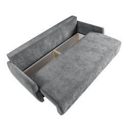 PALMO Kanapa trzyosobowa z funkcją spania, obita tkaniną LUMO - Zdjęcie 6