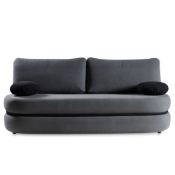 IBER Kanapa bez boczków rozkładana z pojemnikiem na posciel - Zdjęcie 2