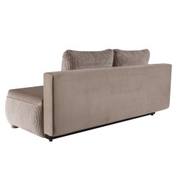 ADI Kanapa bez boczków na okrągłych nóżkach, obita sztruksową tkaniną - Zdjęcie 9