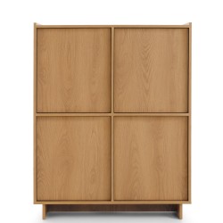 SUMI Komoda wysoka 98 cm w kolorze Dąb Karmelowy - Zdjęcie 3