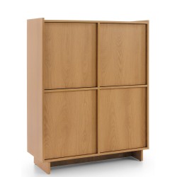 SUMI Komoda wysoka 98 cm w kolorze Dąb Karmelowy