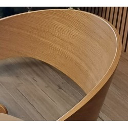 Zestaw Stół DUSTO z lamelami craft złoty + 4 krzesła M-105 salvador 02 - Zdjęcie 7