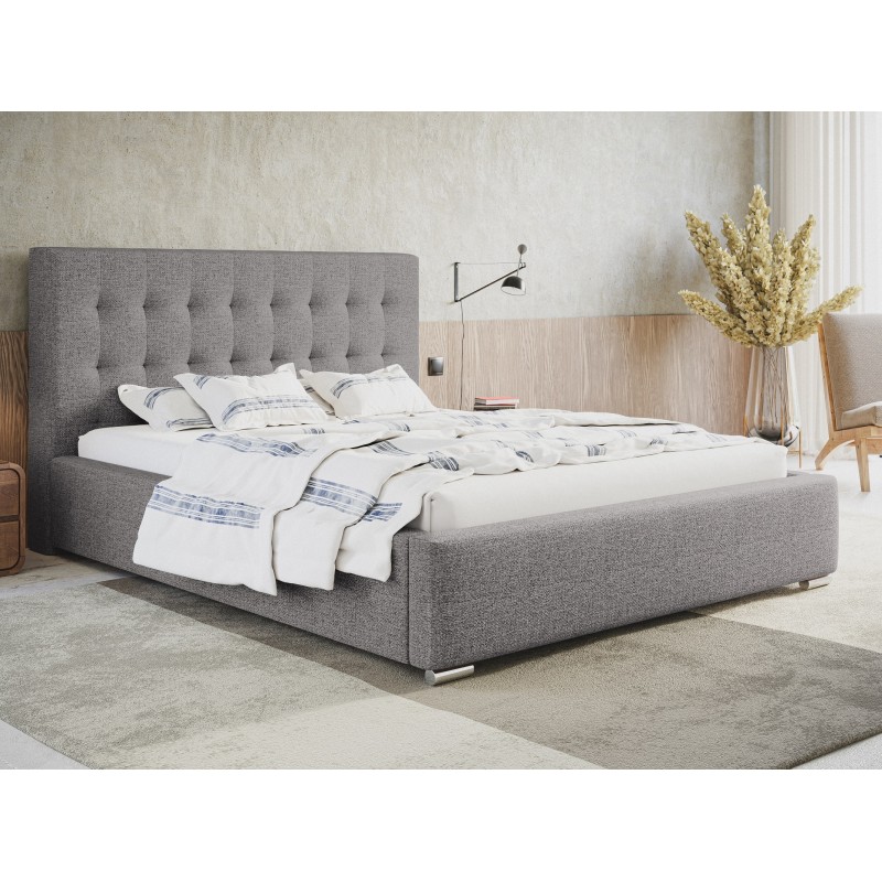 Łóżko 200x200 Stelaż metalowy BEN 2