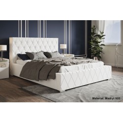 Pikowane łóżko tapicerowane R4 - Zdjęcie 2
