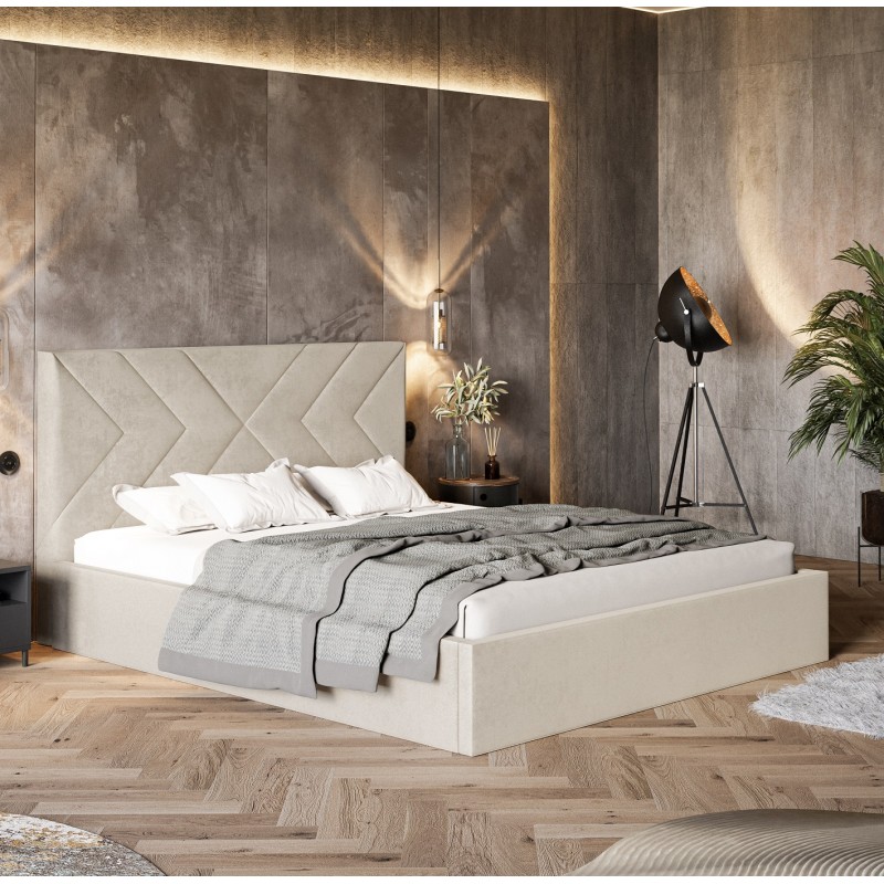 Łóżko sypialniane OLDO 1 z pojemnikiem na pościel